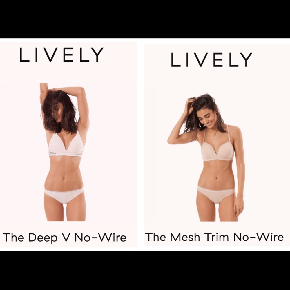 2 LIVELY Wireless Bras